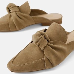 Zara beige mules